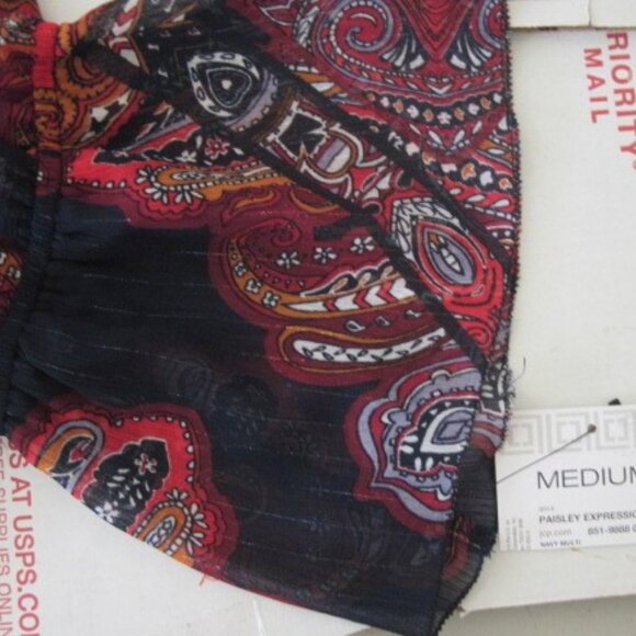 LIZ CLAIBORNE~Women's Top Size M~W/Camisole Mutli~Paisley Expressions~New/W/Tags - Picture 4 of 6